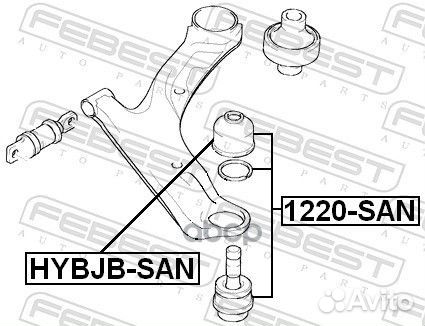 Опора шаровая 1220-SAN 1220-SAN Febest