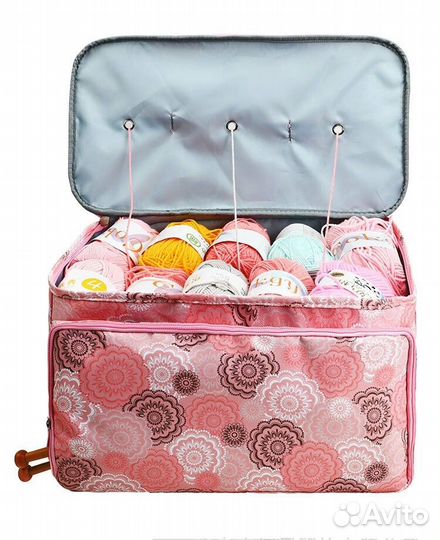 Сумка органайзер для пряжи новый