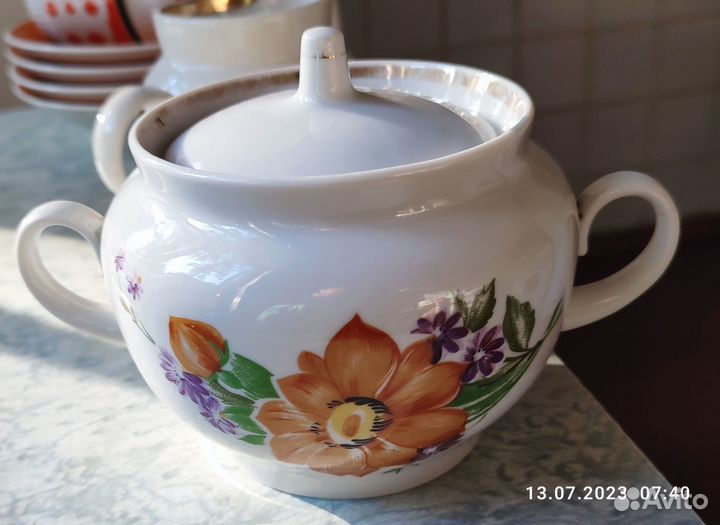 Посуда для чая СССР, 12 пр.(разные комплекты)