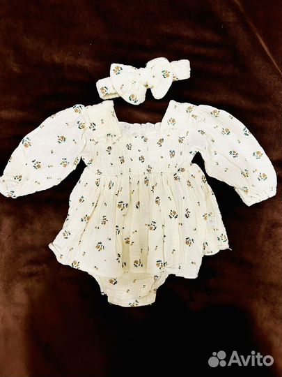 Платье боди для девочки 62 68