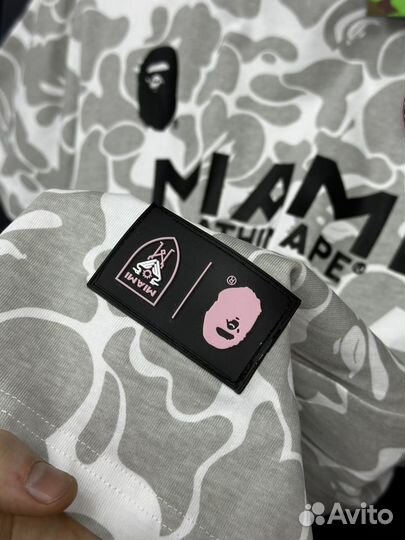 Футболка bape x inter miami унисекс (новинка)