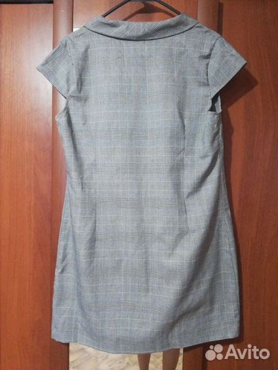Платье в клетку, 46-48 размер