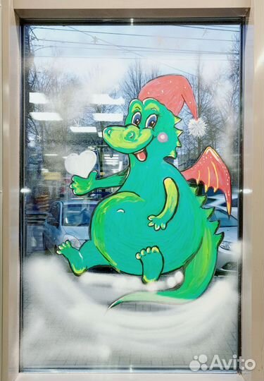 Художник роспись стен и окон