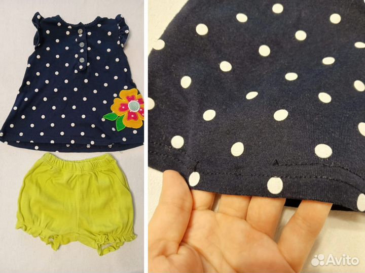 Вещи пакетом для девочки 68 74