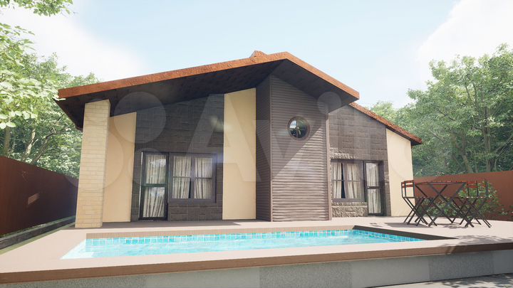 Дом 106 м² на участке 6 сот.