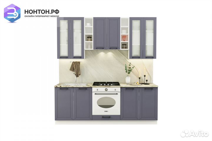 Кухня Кёльн 2.2 м смок софт