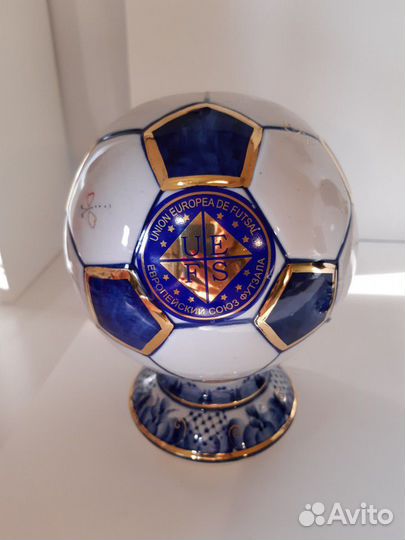 Футбольные мячи Гжель с надписью