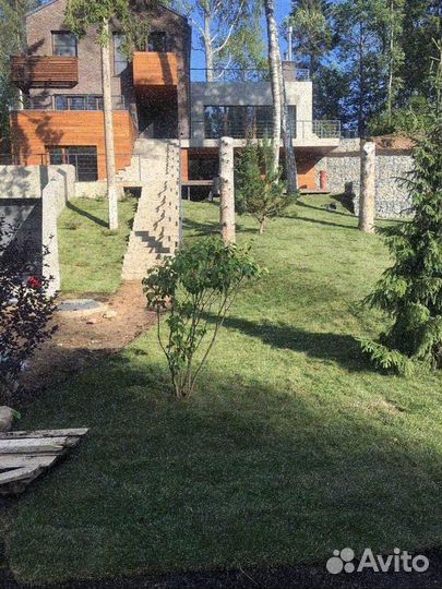 Укладка рулонного газона стандарт