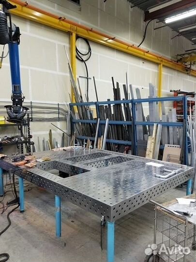 Сварочный 3D стол 3000х1500х100 толщиной 8мм