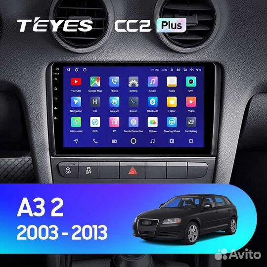 Магнитола Audi A 3 2 2003-2013 Teyes