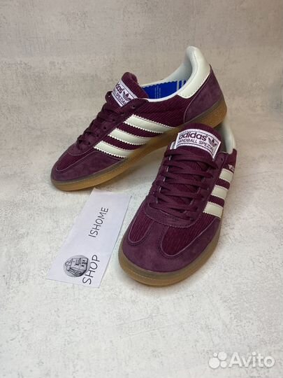 Кеды Adidas Handball Spezial бордовые