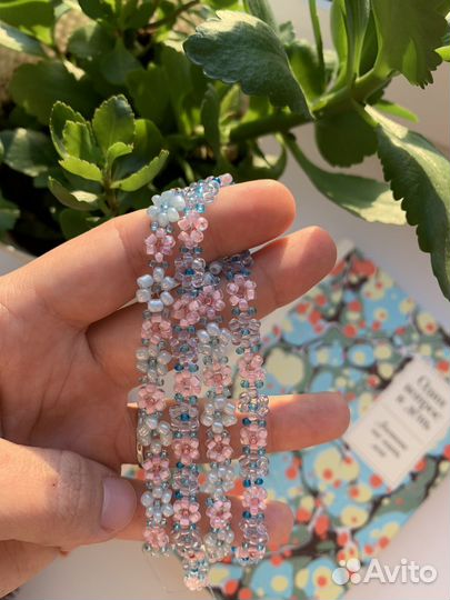 Чокер из бисера