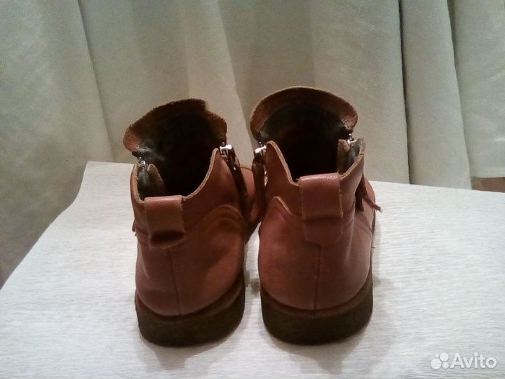 Ботинки кожаные демисезонные женские 36 размер