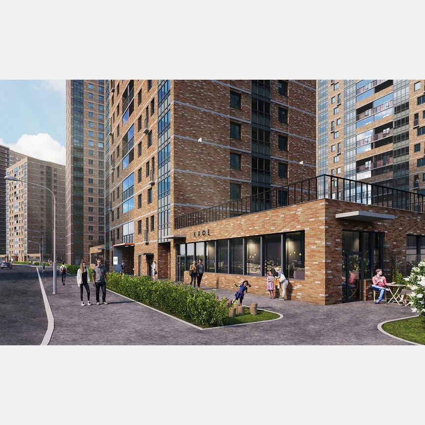3-к. квартира, 71,7 м², 1/27 эт.