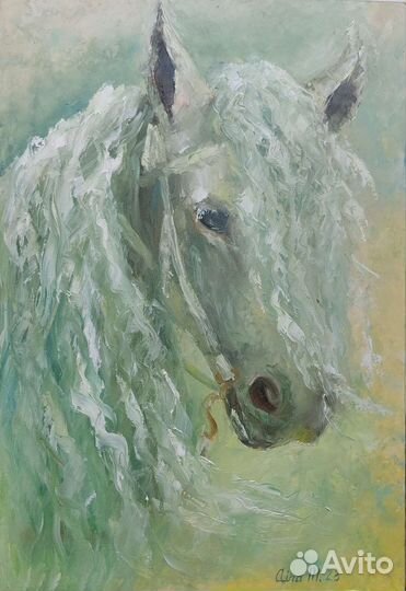Оригинальная картина маслом Лошадь из снов
