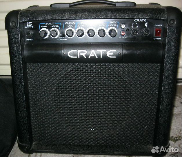 Гитарный комбоусилитель crate GT15R, ревер
