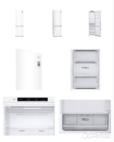 Холодильник двухкамерный LG GA-b509cqcl