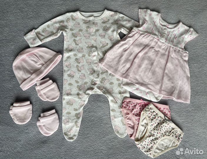 Боди для девочки 6-9 мес