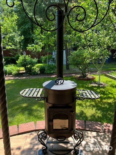 Печь Для Казана Везувий 12л Шмель С 100 мм везувий