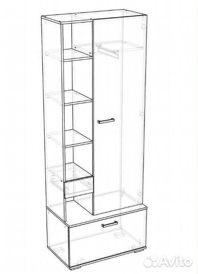 Прихожая со шкафом