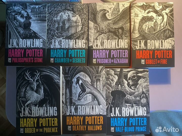 Книги Гарри поттер на английском bloomsbury