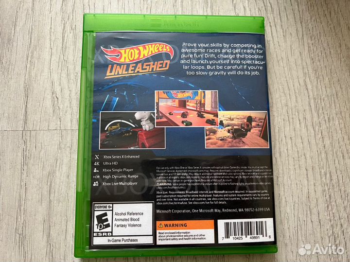 Диск Hot Wheels Unleashed Xbox Series