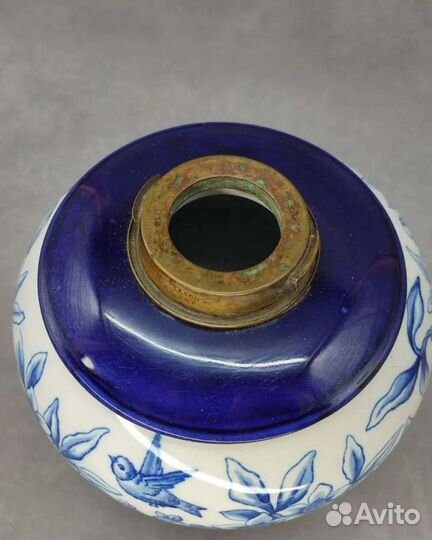 Антикварная керосиновая лампа производства hinks &