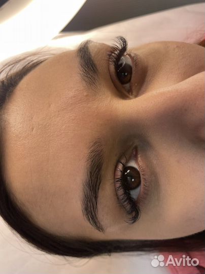 Ламинирование ресниц бровей