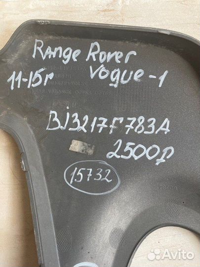 Накладка бампера задняя левая Land Rover Range