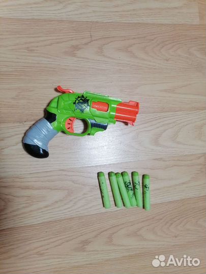 Пистолет нёрф зомби