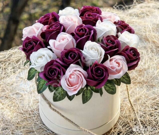 Букет цветов из мыла