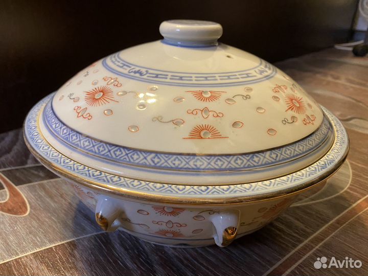 Рисовый фарфор Китай Винтаж