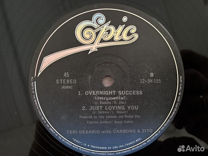 LP / Teri Desario / Overnight Success / 12“ / 1984