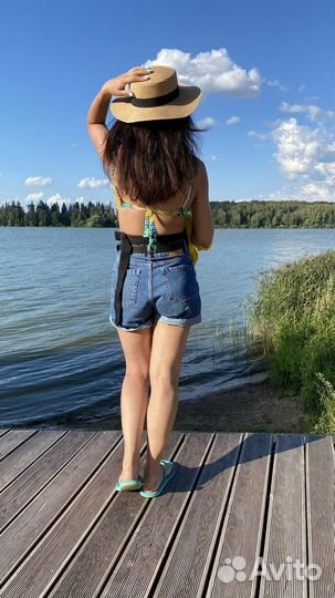 Шляпа женская соломенная 54-60