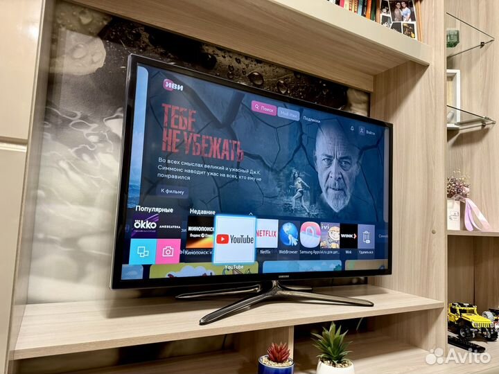 Красивый Samsung 102см, wi-fi, SMART