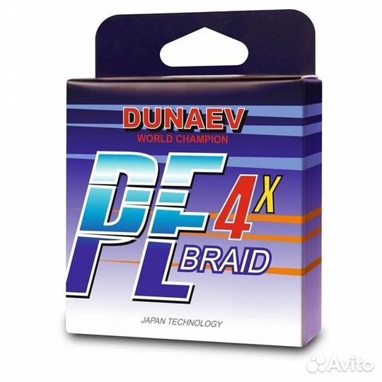 Шнур dunaev braid PE X4 150м 0,22мм (14,2 кг)
