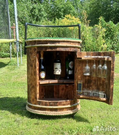 Мини бар бочка