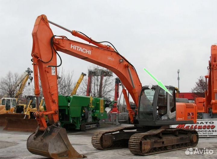 Стекло кузовное левое для Hitachi ZX 280 LCN-3