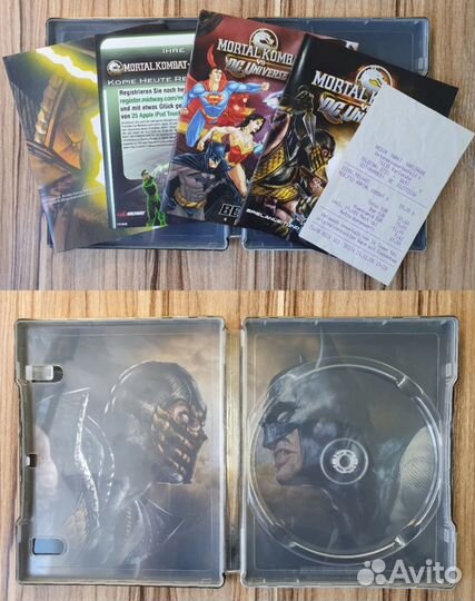 PS3. Mortal Kombat vs DC Universe Steelbook (+чек)