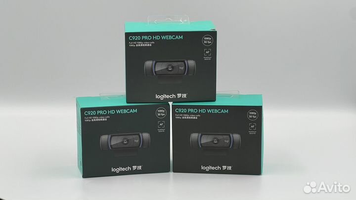 Веб-камера Logitech HD Pro Webcam C920, черный
