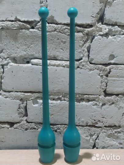 Булавы гимнастические 36 см Indigo пласт