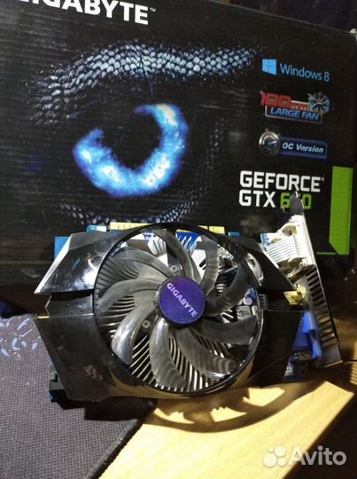 Видеокарта gigabyte geforce GTX650 1024 MB gddr5