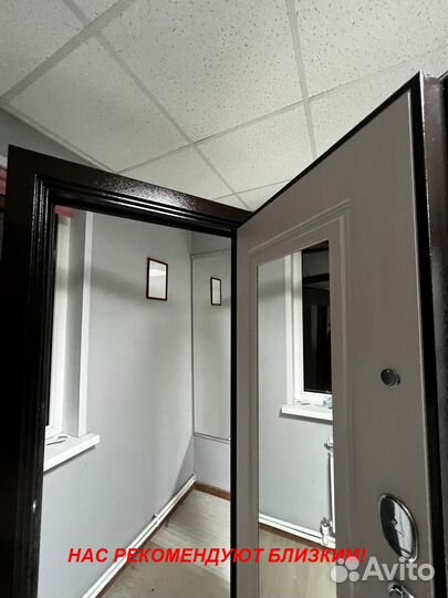 Тёплая дверь входная под ключ