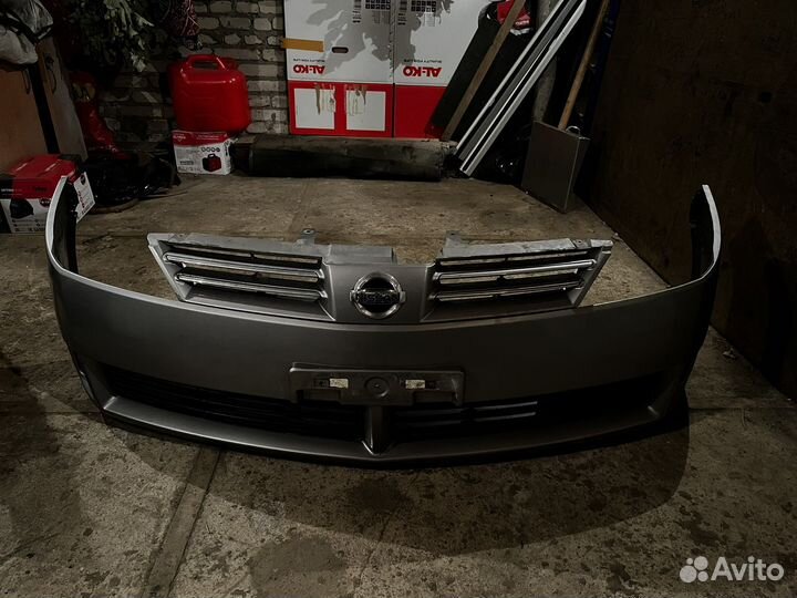 Бампер передний nissan wingroad y11