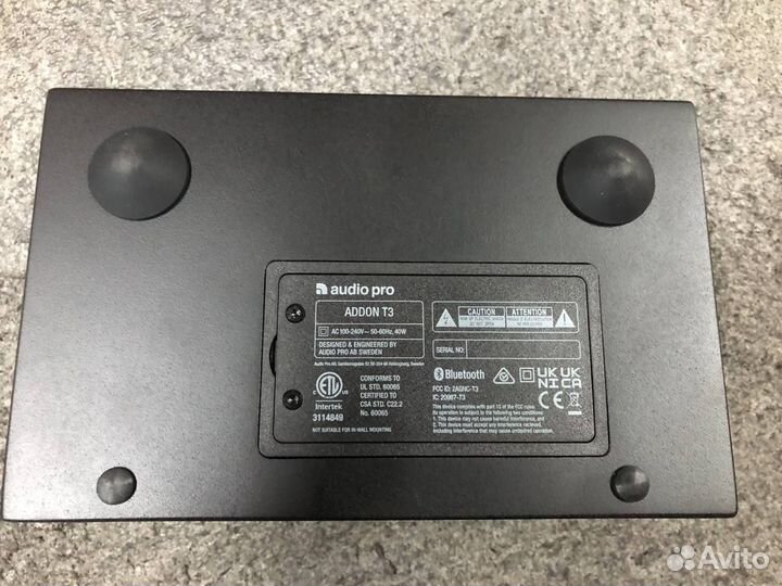 Портативная акустика Audio Pro Addon T3+ Black (ар