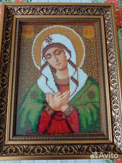 Вышивка бисером иконы