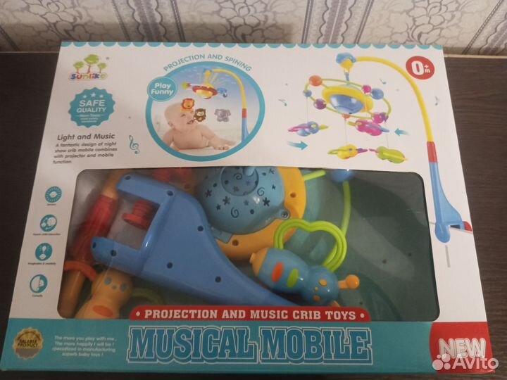 Музыкальный мобиль на кроватку с проектором