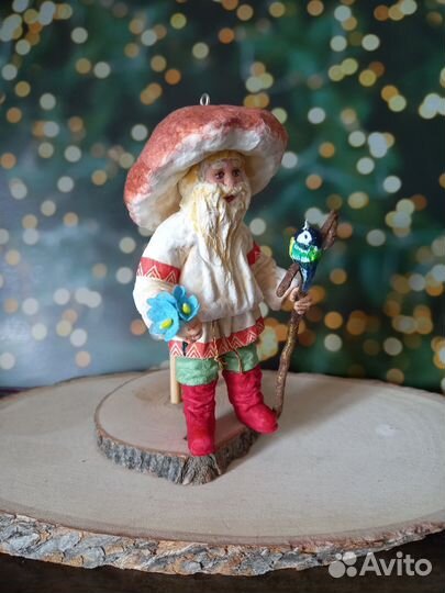 Ватные игрушки на елку 