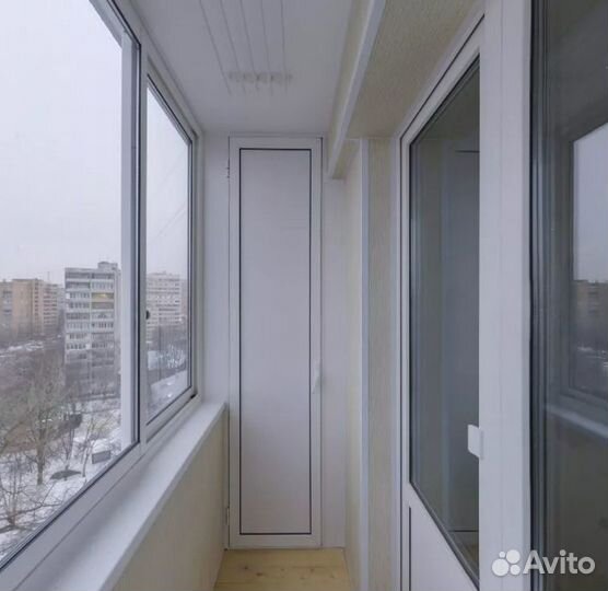 Остекление раздвижное с расширением