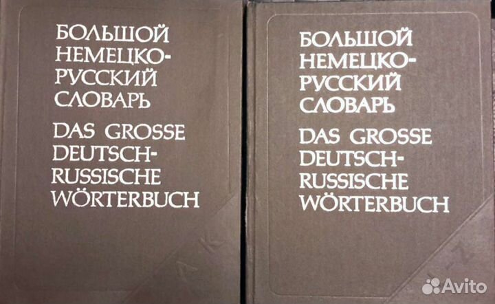 Большой немецко-русский словарь 2 тома